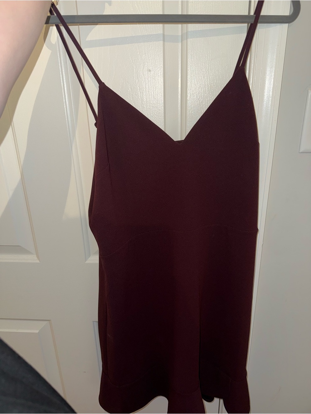 Express Burgundy Mini Dress
